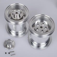 Load image into Gallery viewer, Aluminum Wheels &amp;Wheel Hex Adapter for Tamiya CW01 WR-02 RC 2WD Off-Road Car
