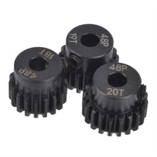 Load image into Gallery viewer, Steel 48P 18T 19T 20T Pinion Gears for Tamiya BBX BB01 BB-01 1/10 RC Buggy Car
