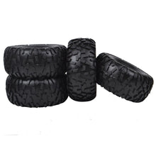 Load image into Gallery viewer, 4Pc RC Rubber F/R Tires Set for Tamiya ORV Chassis BlackFoot Monster beetle Tyre
