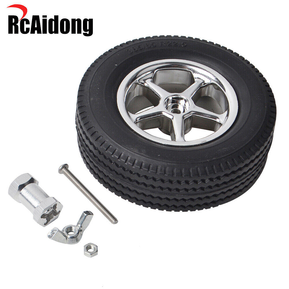 Rear Mount Spare Tire Rack W/Tires for Tamiya BBX BB-01 Chassis