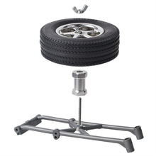 Load image into Gallery viewer, Rear Mount Spare Tire Rack W/Tires for Tamiya BBX BB-01 Chassis
