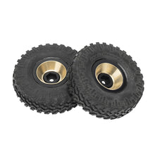 Load image into Gallery viewer, 4pcs Brass RC Wheel Counterweight Accessories for 1/24 Axial SCX24 C10 JEEP 4WD
