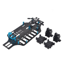 Load image into Gallery viewer, Tamiya TT-01 Carbon Fiber Frame Chassis Plate Set
