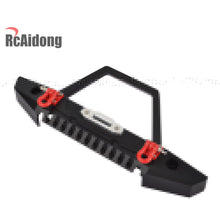 Load image into Gallery viewer, Axial SCX10 90046 90047 Traxxas TRX-4 Metal Front Bumper with LED Lights
