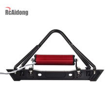 Load image into Gallery viewer, Axial SCX10 Traxxas TRX-4 Steel Front Bumper Bull Bar with LED Light
