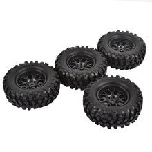 Load image into Gallery viewer, Axial SCX10 90046 D90 D110 TF2 108mm 1.9&quot; Rubber Tires Wheel Rim Set
