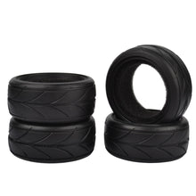 Load image into Gallery viewer, 4pcs/set 1/10 Soft On-road Car Tire With Sponge Liner for 1:10 Traxxas HSP Tamiya HPI RC On Road Drift Model Car wheels
