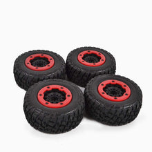 Load image into Gallery viewer, 4Pcs 1:10 Short Course Truck Tires&amp;BeadLock Wheels 12mm Hex For TRAXXAS Slash Car
