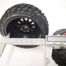 Load image into Gallery viewer, 4Pcs 1:10 Short Course Truck Tires&amp;BeadLock Wheels 12mm Hex For TRAXXAS Slash Car
