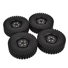 Load image into Gallery viewer, 1:10 RC Rock Crawler 1.9 Inch Rubber Tires 98MM for Axial SCX10 Tamiya CC01 D90 TF2
