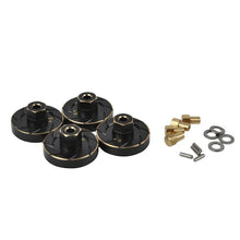 Load image into Gallery viewer, 4 pcs Heavy Brass Wheel Counterweight Balance Weight for Axial SCX24 90081 Parts

