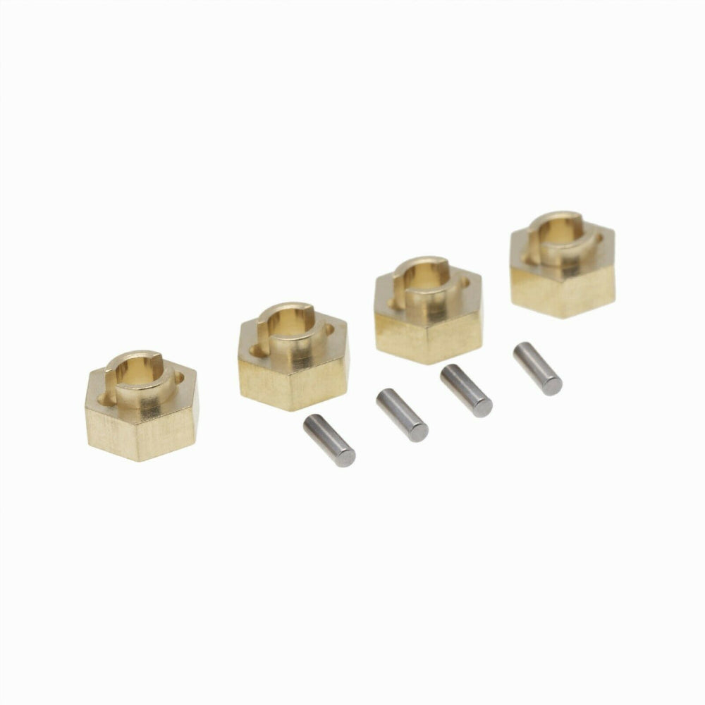 Brass Stock Wheels Hub For 1/24 Axial SCX24 90081