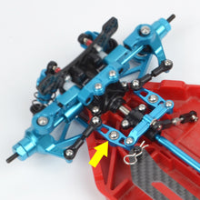 Load image into Gallery viewer, TT-02 Aluminum Ball Bearing Crank Steering Arm Set for Tamiya TT-02D 54575 54574

