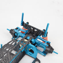 Load image into Gallery viewer, Aluminium Arms Carbon Damper Stay Touring Car Frame Kit for Tamiya TT-01 TT-01E Chassis Upgrades 1/10 RC On-Road Drift Car
