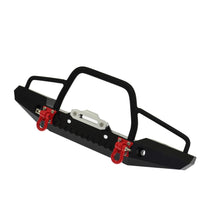 Load image into Gallery viewer, SCX10 TRX4 SCX10 II 90046 Metal Steel Front Bumper with Tow Hook
