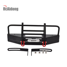 Load image into Gallery viewer, Traxxas TRX-4 Axial SCX10 90046 D90 D110 Metal Front Bumper with Light
