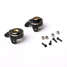 Load image into Gallery viewer, Brass Front Steering Knuckles Set for Axial SCX24 90081 RC Car Upgrade Parts
