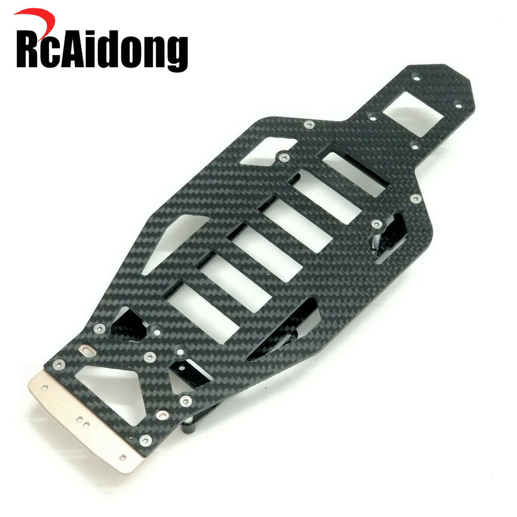 RcAidong Custom Carbon Chassis Kit for TAMIYA DT-02 Chassis Holiday Buggy/Fighter Buggy Upgrade Parts