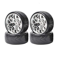 Load image into Gallery viewer, 4PCS RC 1/10 Drift Racing Tires Wheels for Tamiya TT-01 TT-02 HSP HPI 12mm Hex On Road car
