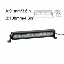 Load image into Gallery viewer, RC Crawler Super Bright LED Roof Light Lamp Bar for Axial SCX10/SCX10 III Traxxas TRX-4 Jeep Defender 1:10 Car
