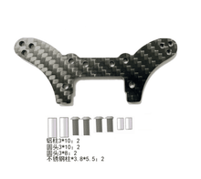 Load image into Gallery viewer, RcAidong Rear Carbon Damper Stay Shock Tower for Tamiya DT03 54563 RC Chassis Hop Ups
