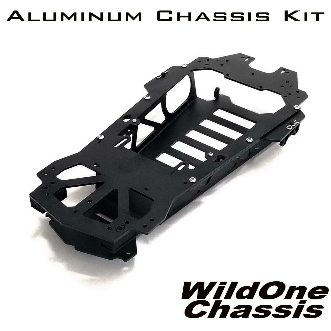 Aluminum Chassis kit for TAMIYA Wild one / Fast Attack Vehicle Chassis - Black or Silver