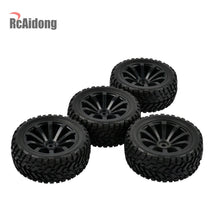 Load image into Gallery viewer, 4X 1/10 RC Rally Tires Rubber Off-road Tyres Wheel Rim Tamiya M05 HSP 1/16 Car

