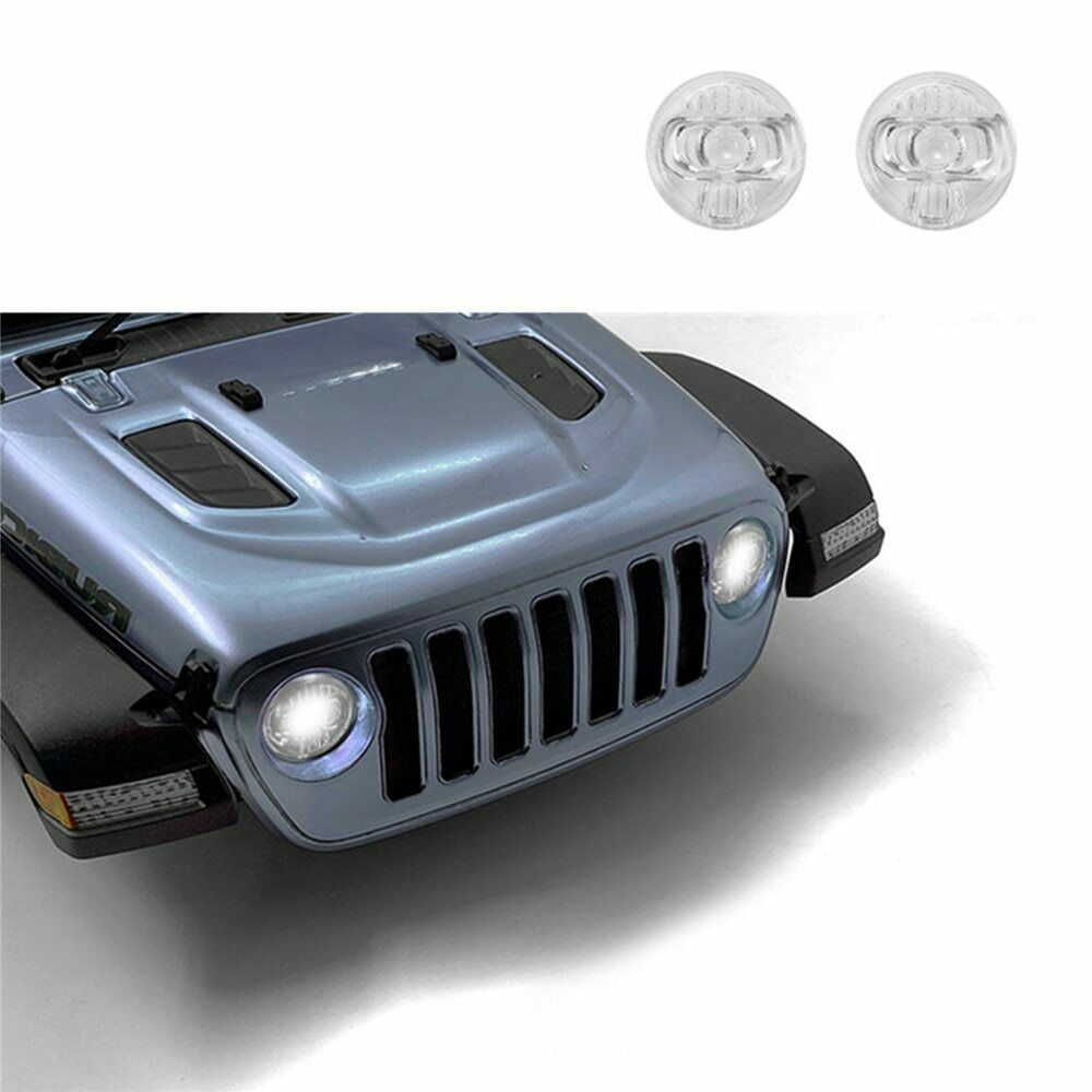 1/10 RC Transparent Headlight Lens Lamp Cover for AXIAL SCX10 III Upgrade Parts
