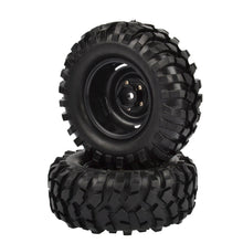 Load image into Gallery viewer, RC Car 1.9 Inch 96mm Rubber Wheel Rim and Tire for Axial SCX10 D90 Tamiya CC01
